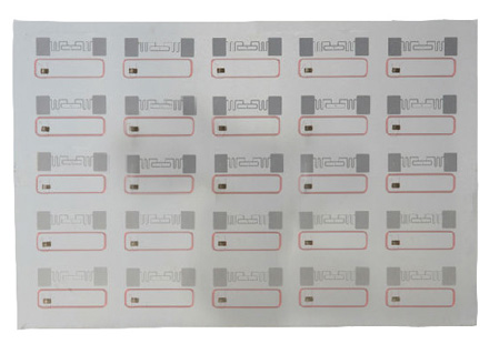 prelaminated inlay HF+UHF 5x5 format