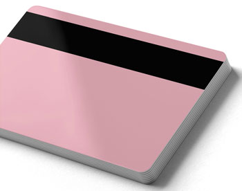 Blank color PVC Card 0.76MM 0.5MM with black magnetic stripe