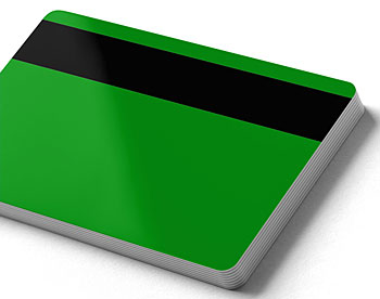Blank color PVC Card 0.76MM 0.5MM with black magnetic stripe