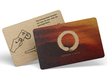 Wooden cards
