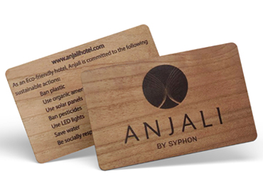 Wooden cards