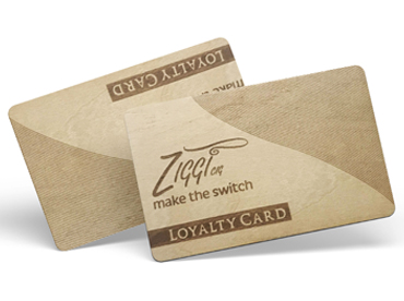 Wooden cards